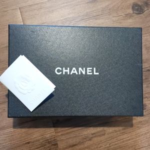 Empty Chanel shoe box